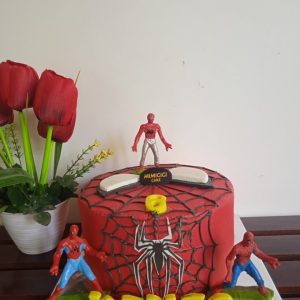 Kue Ulang Tahun Custom Cake Tema Spiderman