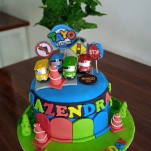 Kue Ulang Tahun Custom Cake Tema Tayo