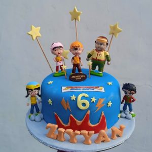 Kue Ulang Tahun Custom Cake Fondant Tema Boboiboy