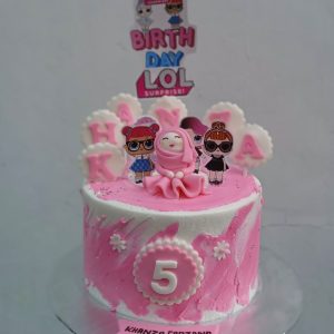 Kue Ulang Tahun Custom Cake Tema LOL