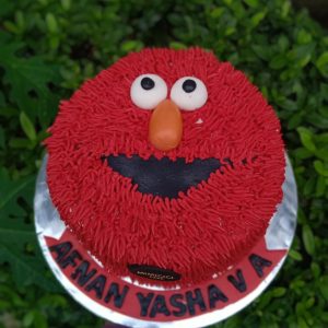 Kue Ulang Tahun Custom Cake Tema Elmo