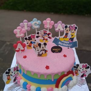 Kue Ulang Tahun Custom Cake Tema Mickey Mouse