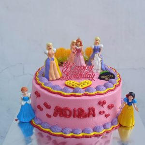 Kue Ulang Tahun Custom Cake Tema Princess