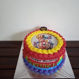 Kue Ulang Tahun Edible Tema Oddbots