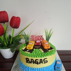 Kue Ulang Tahun Custom Cake Tema Cars
