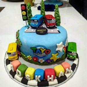 Kue Ulang Tahun Custom Tema Tayo