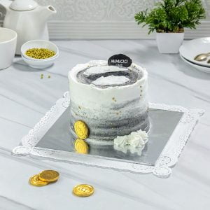 Korean Bento Cake Cream Black and White by Mimicici Cake