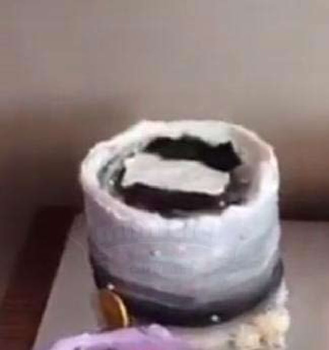 Korean Bento Cake Cream Black and White by Mimicici Cake - Image 2