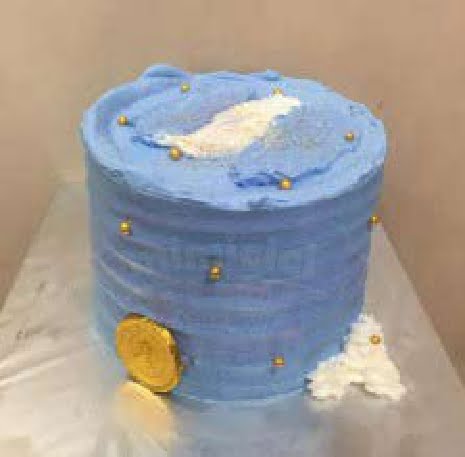 Korean Bento Cake Blue Ocean by Mimicici Cake - Image 2