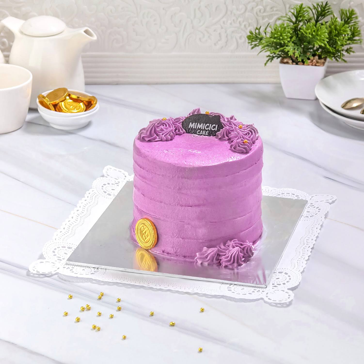 Korean Bento Cake Purple Edition  by Mimicici Cake