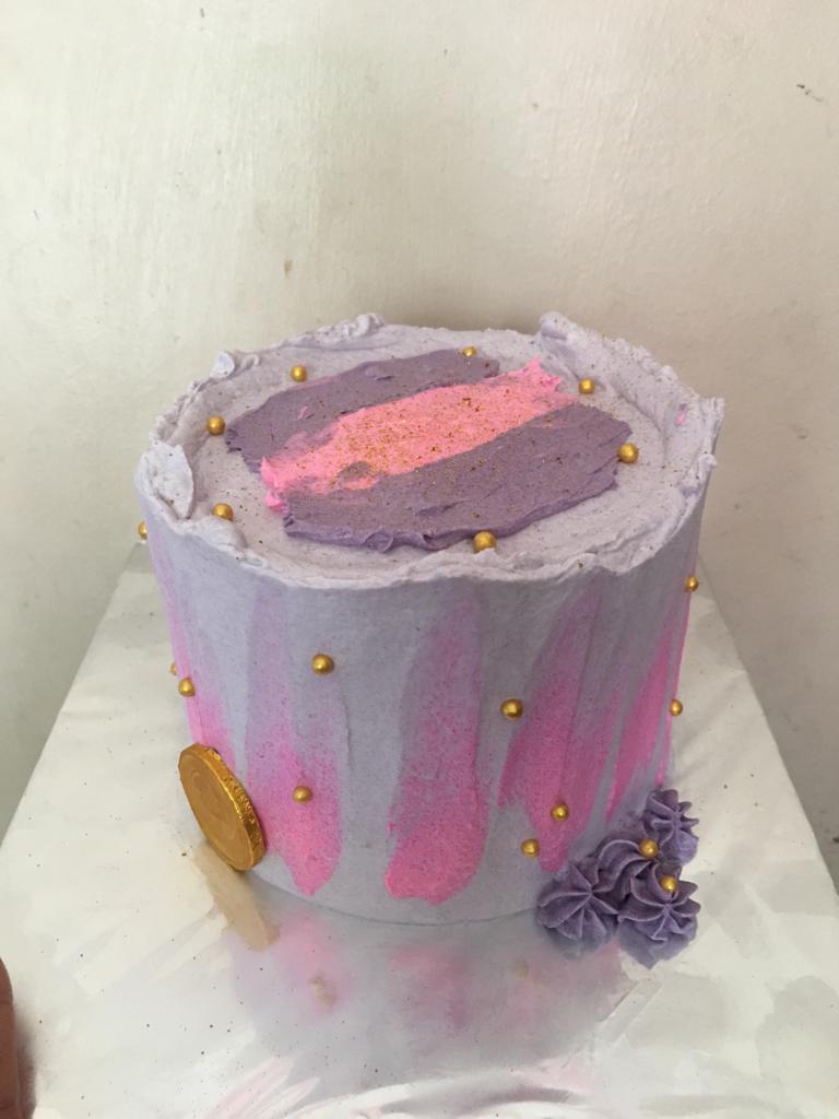 Korean Bento Cake Purple Little Pink  by Mimicici Cake - Image 2