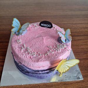 Kue Ulang Tahun Butterfly Purple Pink Cake 16cm