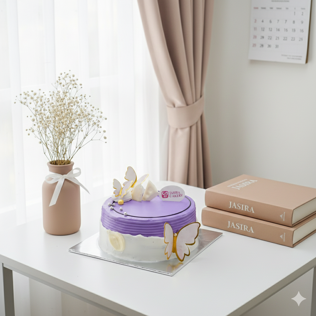 Purple Serenity 18cm by Jasira Cakery