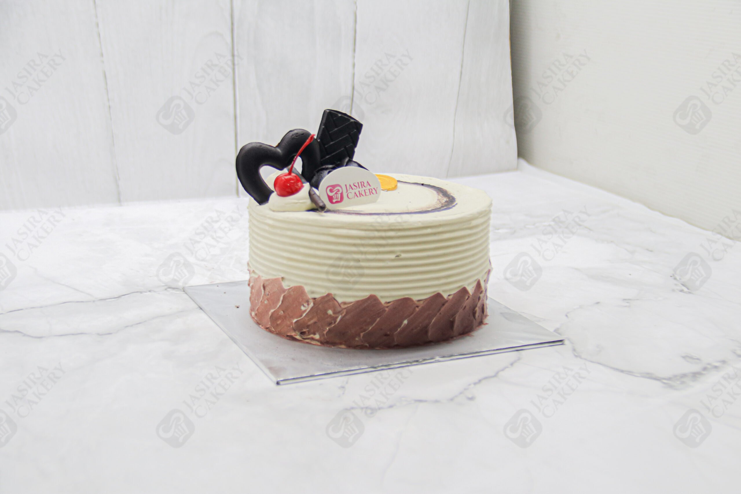 Chocolate Horizon Drip Cake 16cm by Jasira Cakery - Image 3