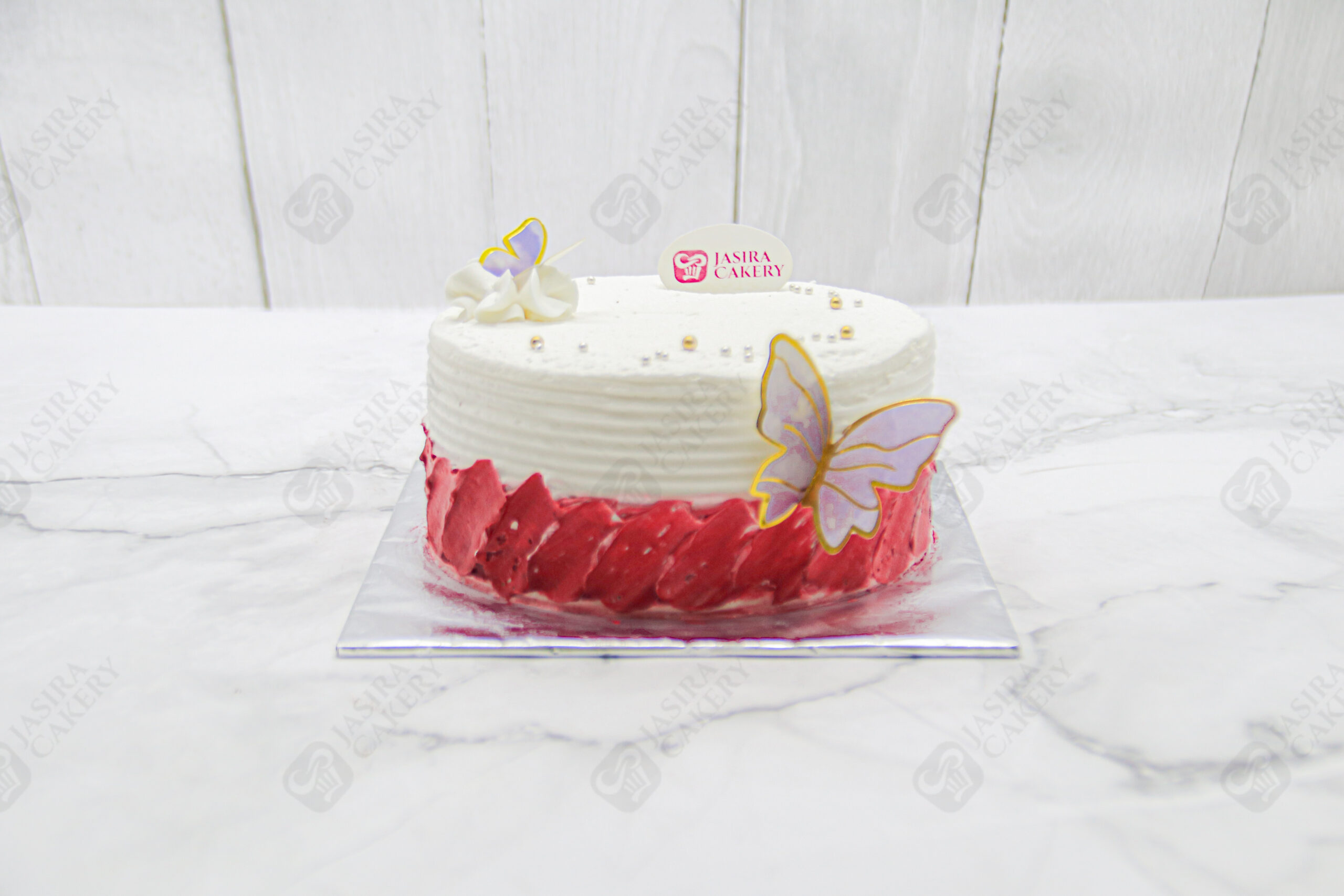 Velvet Bloom Cake 16cm by Jasira Cakery - Image 3