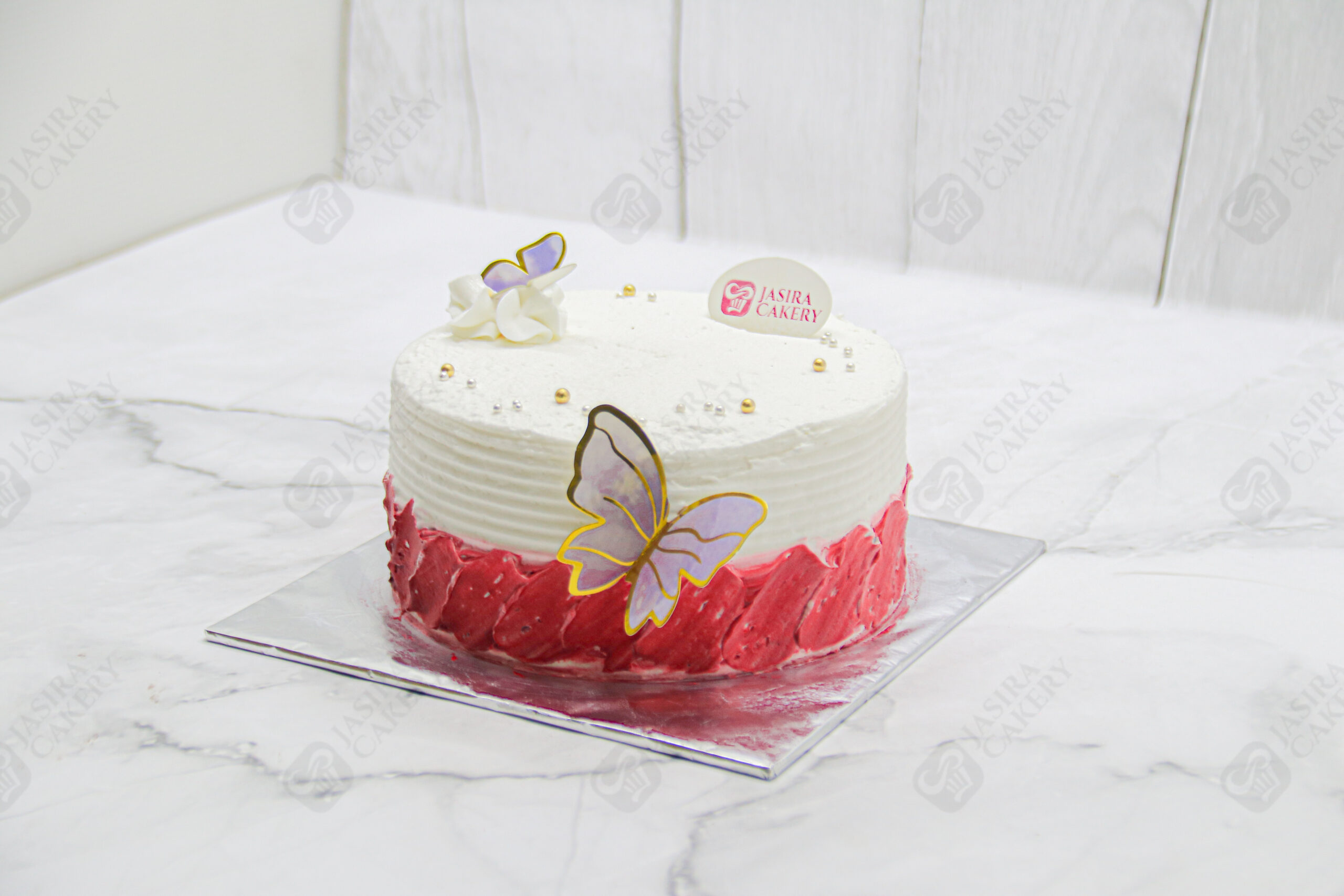 Velvet Bloom Cake 16cm by Jasira Cakery - Image 2