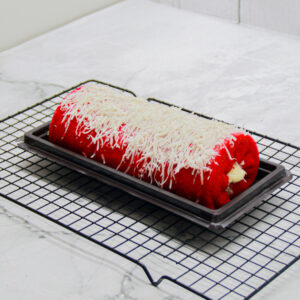 Bolu Gulung Redvelvet by Jasira Cakery