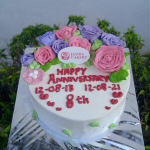 Custom Cake Tema Wedding by Jasira Cakery