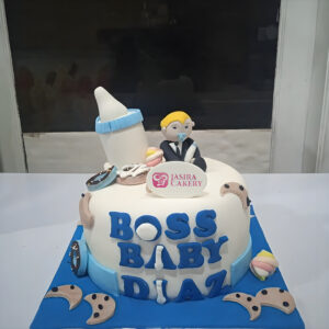 Custom Cake Fondant Tema Boss Baby by Jasira Cakery