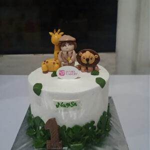 Custom Cake Tema Zoo by Jasira Cakery