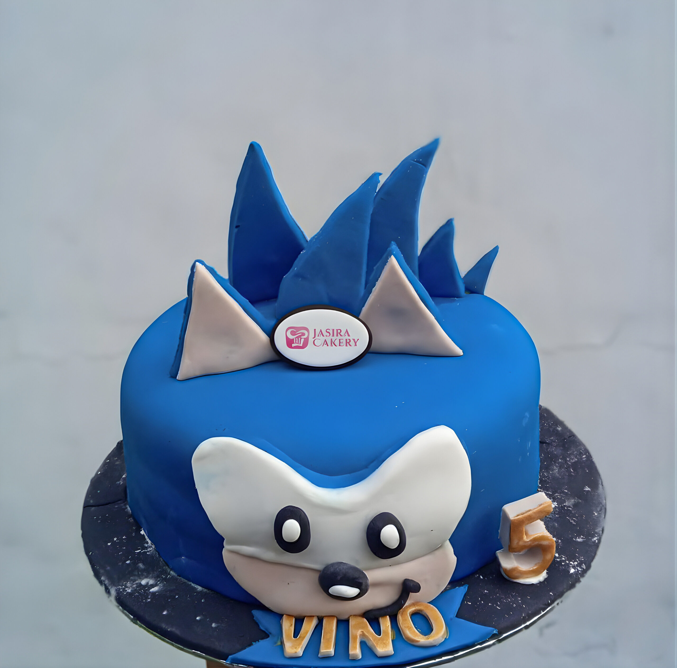 Custom Cake Fondant Tema Sonic by Jasira Cakery