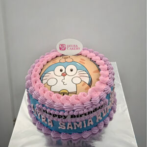 Custom Cake Edible Doraemon by Jasira Cakery