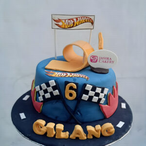 Custom Cake Fondant Tema Hotwheels by Jasira Cakery