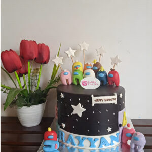 Custom Cake Tema Among Us by Jasira Cakery