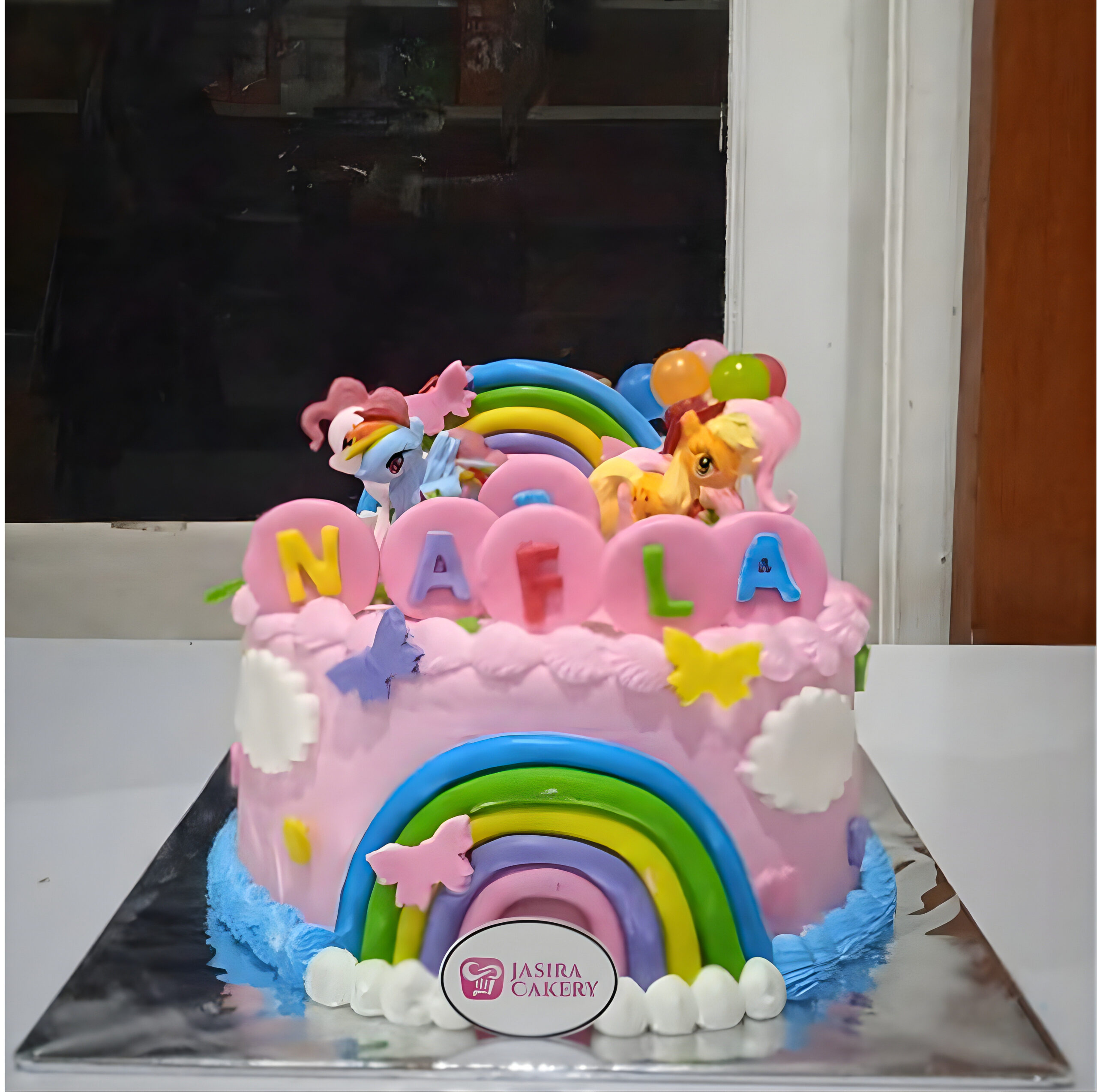 Custom Cake Tema Little Pony by Jasira Cakery