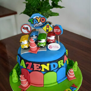 Custom Cake Fondant Tema Tayo by Jasira Cakery