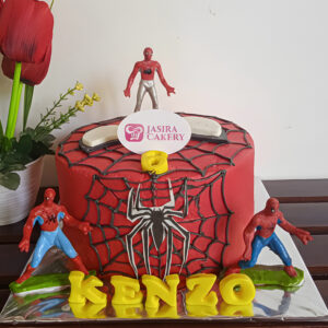 Custom Cake Tema Spiderman by Jasira Cakery