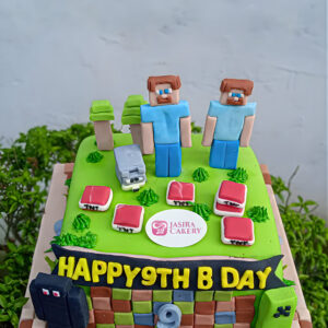 Custom Cake Fondant Tema Roblox by Jasira Cakery