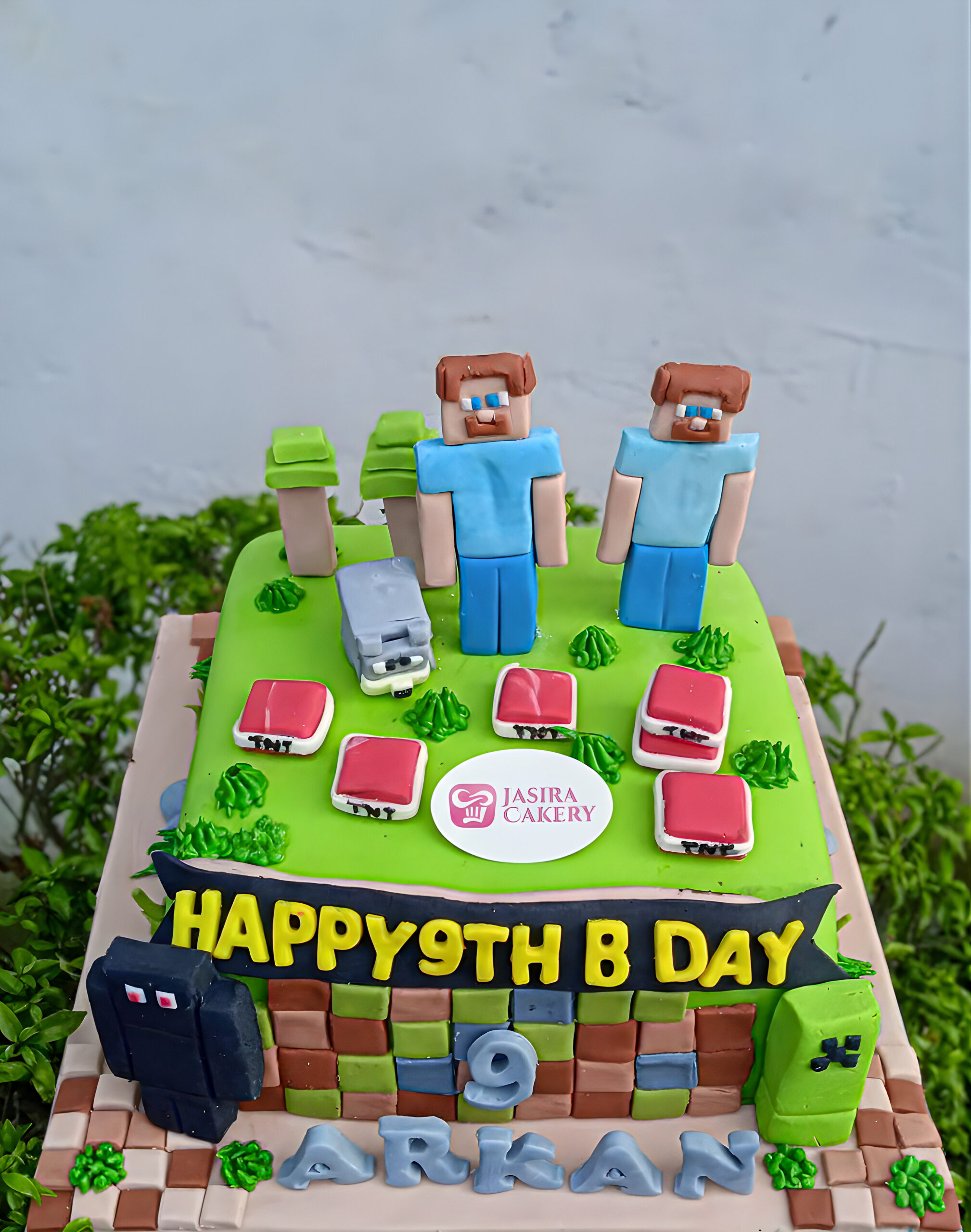 Custom Cake Fondant Tema Roblox by Jasira Cakery