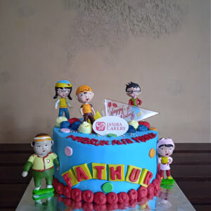 Custom Cake Fondant Tema BoBoiBoy by Jasira Cakery