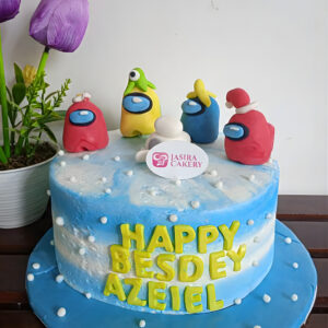 Custom Cake Tema Among Us by Jasira Cakery