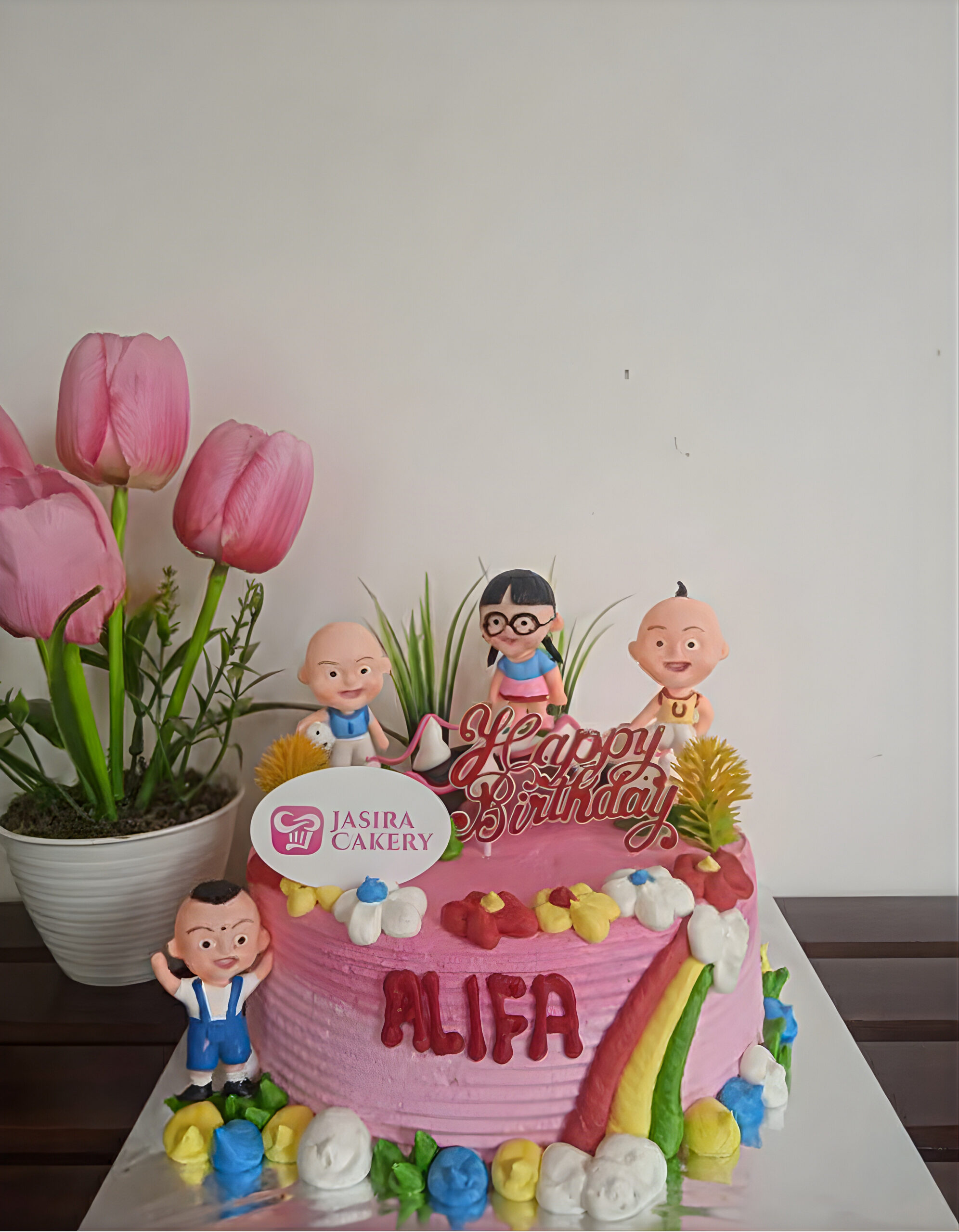 Custom Cake Tema Upin-Ipin by Jasira Cakery - Image 2