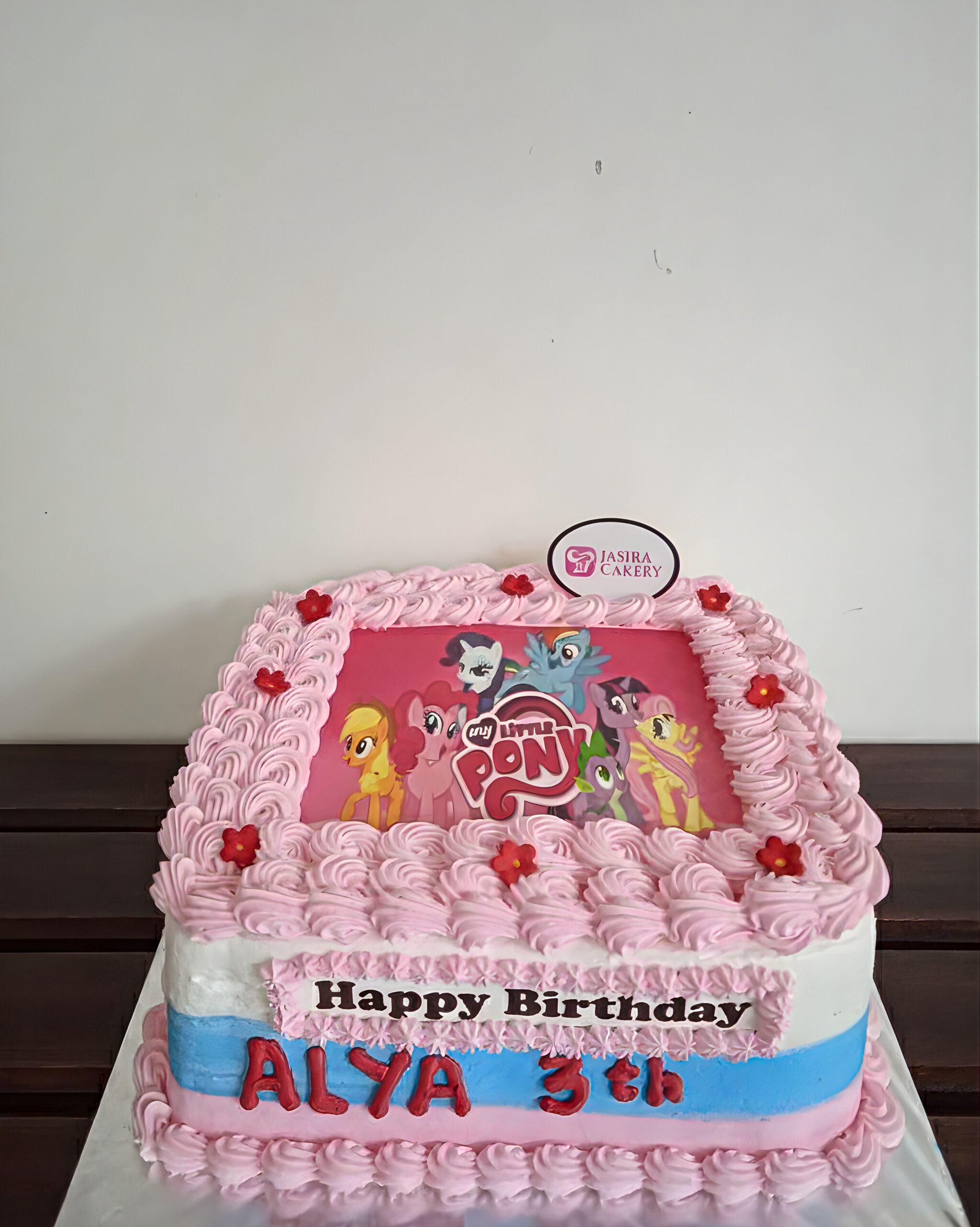 Custom Cake Tema Edible Little Pony by Jasira Cakery