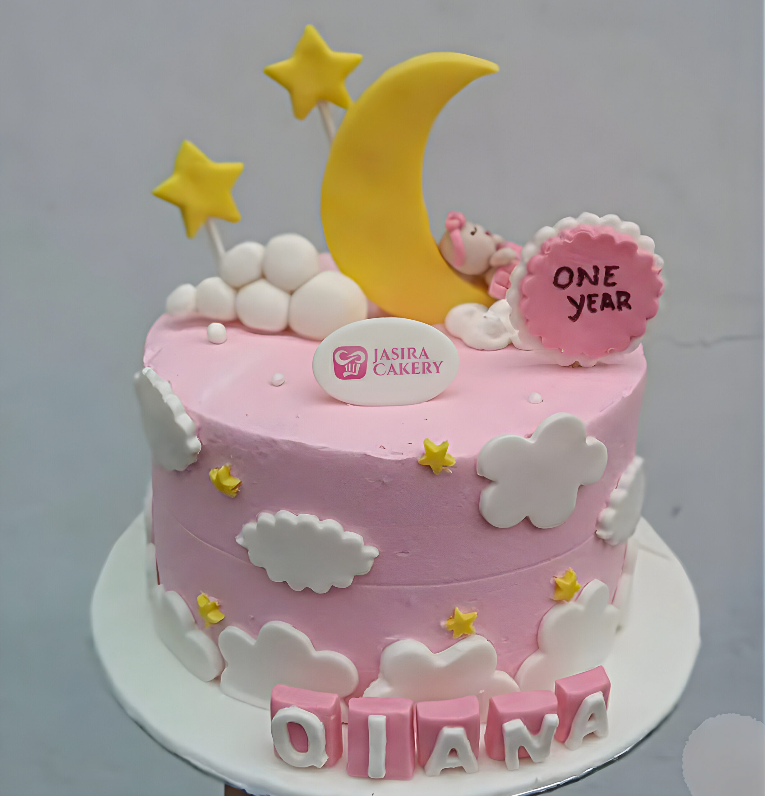 Custom Cake Fondant Tema Good Dream by Jasira Cakery