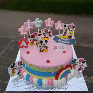 Custom Cake Tema Mickey Mouse by Jasira Cakery