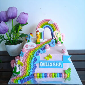 Custom Cake Tema Little Pony by Jasira Cakery