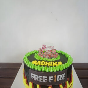 Custom Edible Cake Free Fire by Jasira Cakery