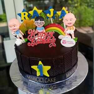 Custom Cake Tema Upin-Ipin by Jasira Cakery