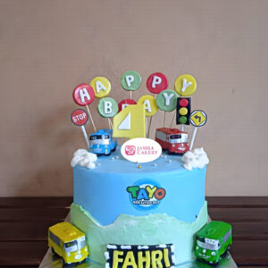Custom Cake Tema Tayo by Jasira Cakery