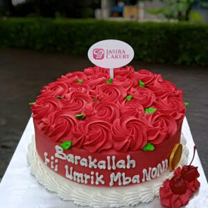 Custom Cake Tema Mawar by Jasira Cakery