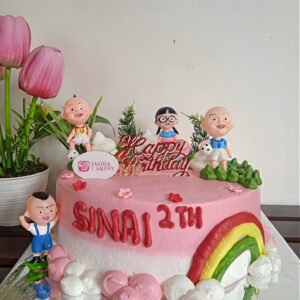 Custom Cake Tema Upin-Ipin by Jasira Cakery