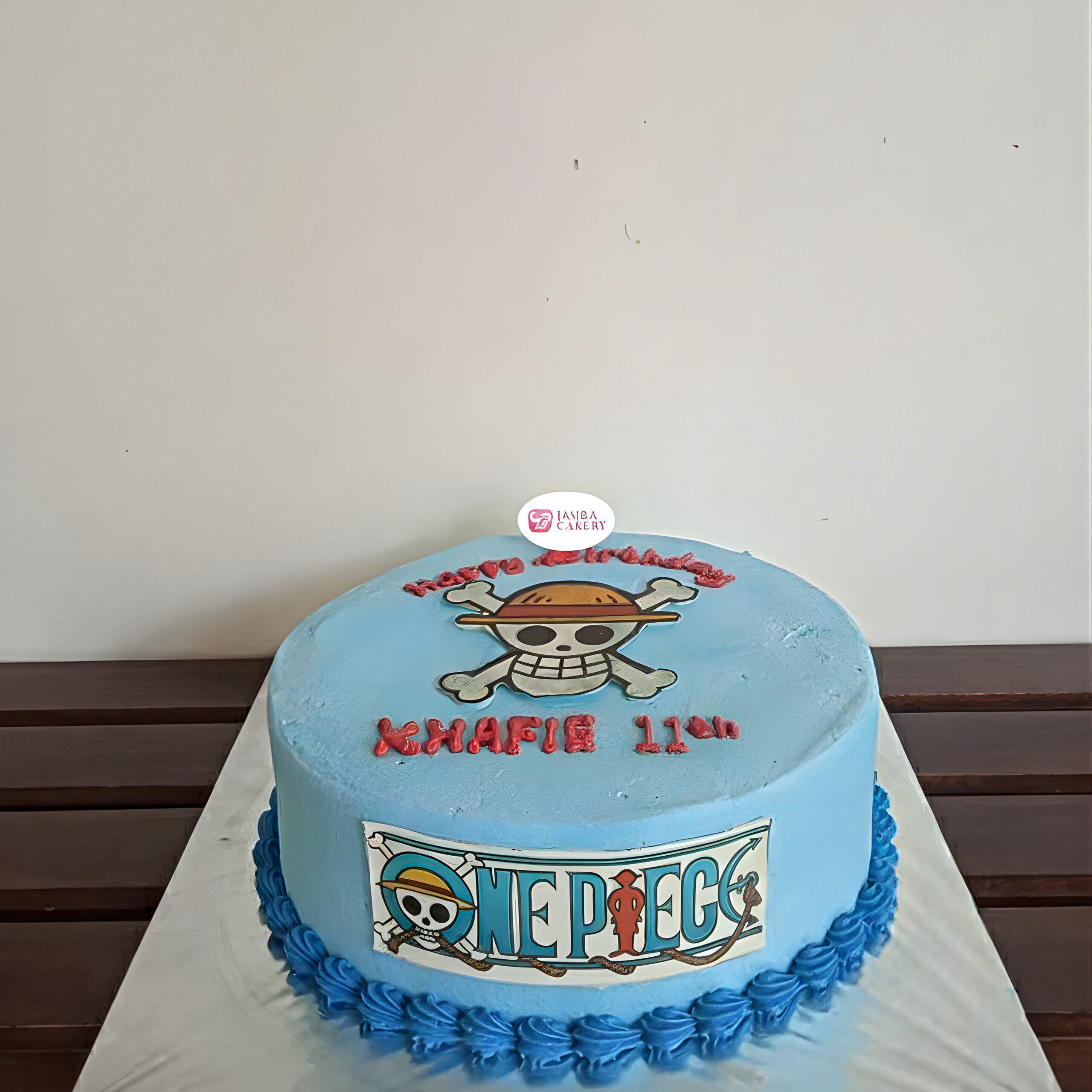 Custom Cake Tema One Piece by Jasira Cakery