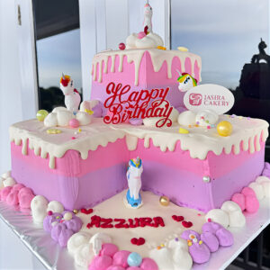 Custom Cake 2 Tingkat Tema Little Pony by Jasira Cakery