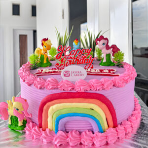 Custom Cake Tema Little Pony by Jasira Cakery