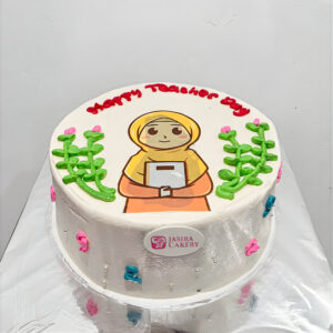 Custom Cake Tema Hari Guru by Jasira Cakery