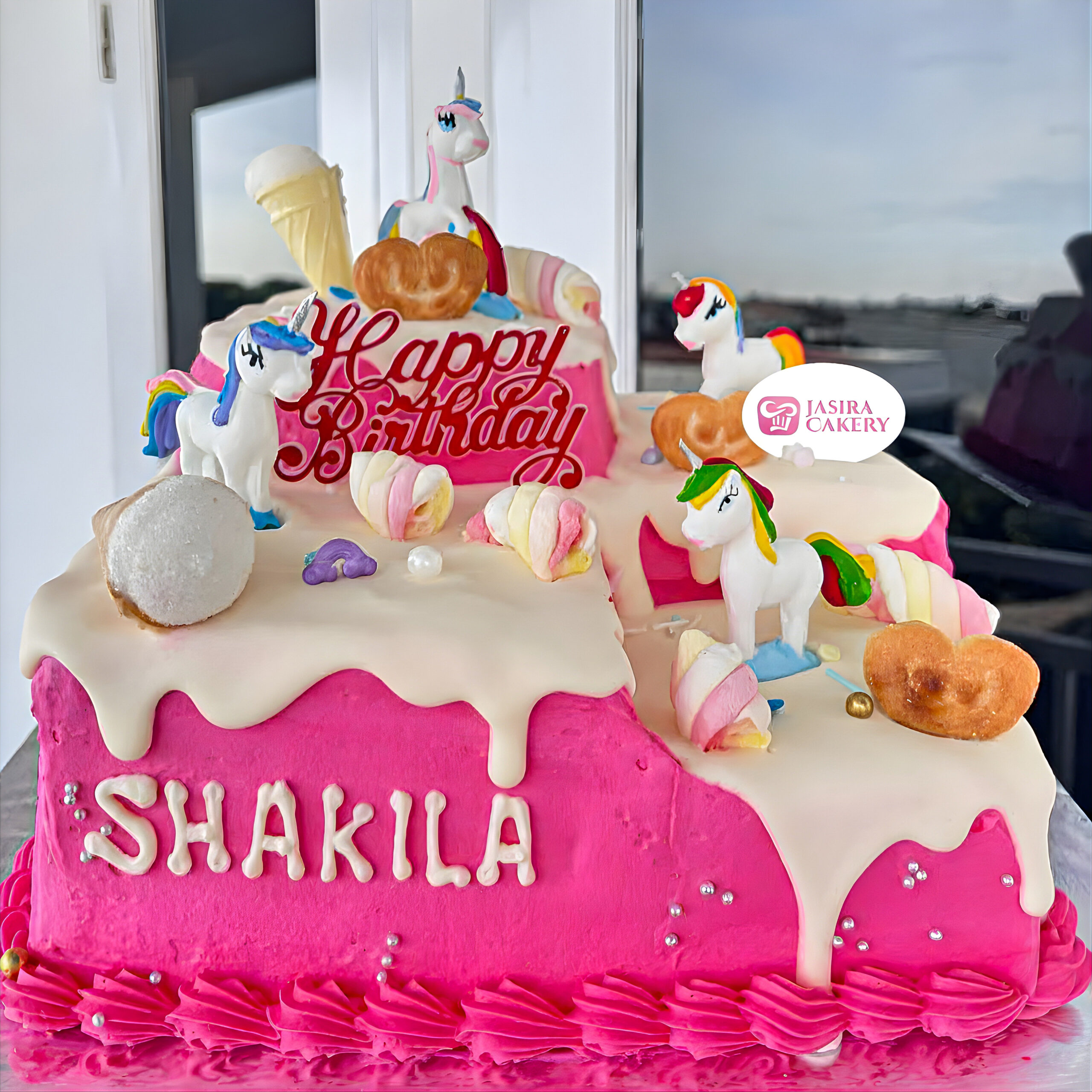 Custom Cake Tema Little Pony by Jasira Cakery